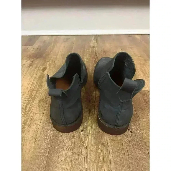 Charleston Shoe Company Federal Ankle Boots Blue Leather Suede Women's 7 - Picture 6 of 13